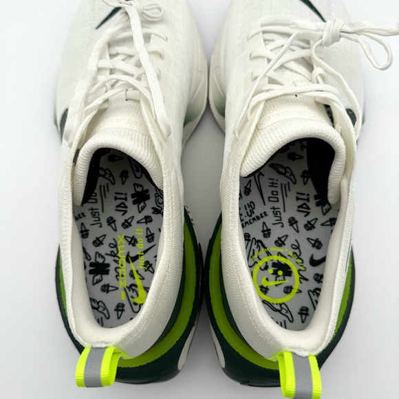 New Nike ZoomX Invincible Run FK3 White Green Black 13 Shoes Wake Up Package - Picture 5 of 10